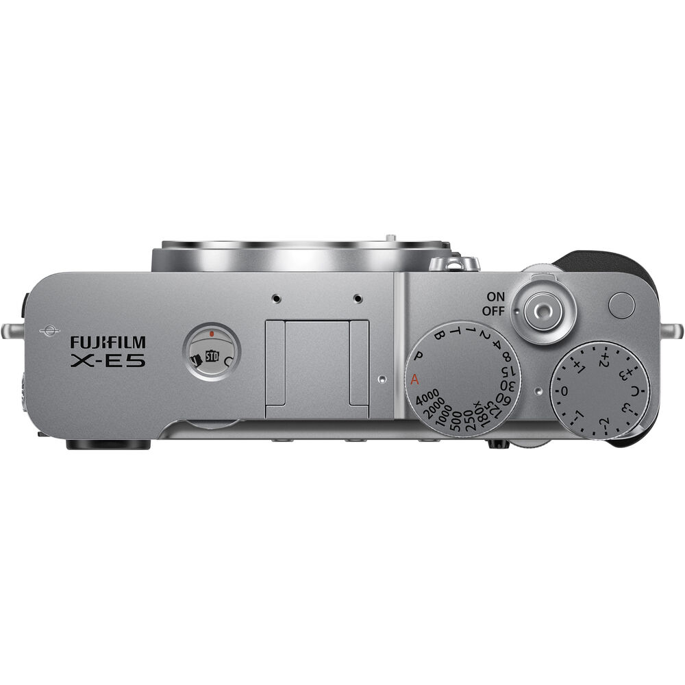FUJIFILM X-E5 Mirrorless Camera Body (Silver) Bundle