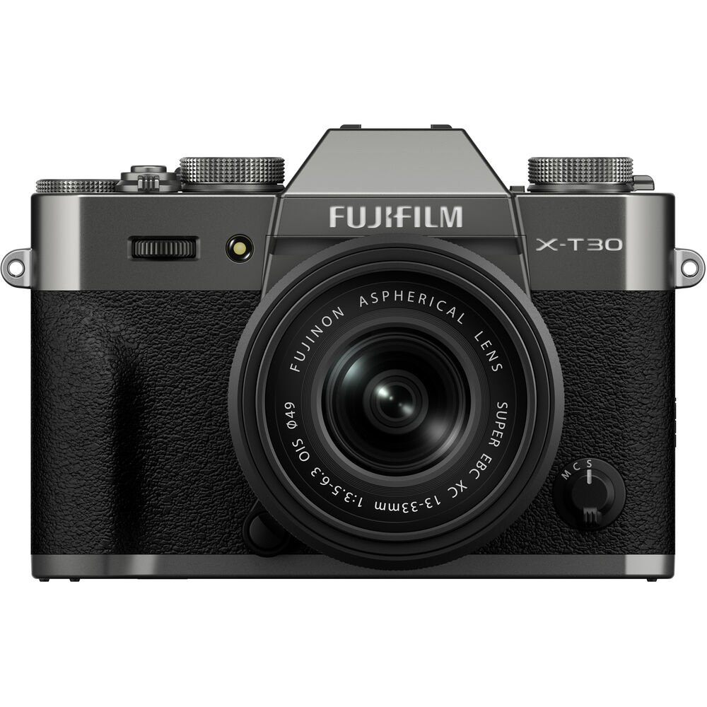 FUJIFILM X-T30 III Mirrorless Camera with 13-33mm f/3.5-6.3 Lens (Charcoal Silver) Advanced Bundle