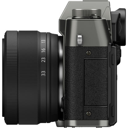 FUJIFILM X-T30 III Mirrorless Camera with 13-33mm f/3.5-6.3 Lens (Charcoal Silver) Advanced Bundle