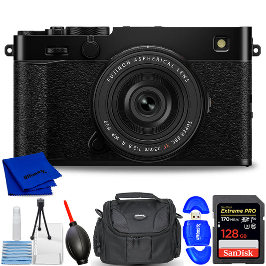 FUJIFILM X-E5 Mirrorless Camera with XF 23mm f/2.8 Lens (Black) Bundle
