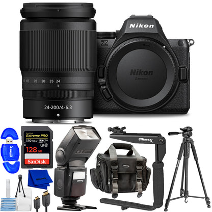 Nikon Z5 II Mirrorless Camera with 24-200mm f/4-6.3 VR Lens Advanced Bundle