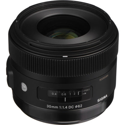 Sigma 30mm f/1.4 DC HSM Art Lens for Sony A - (Black)