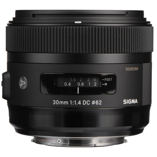 Sigma 30mm f/1.4 DC HSM Art Lens for Sony A - (Black)