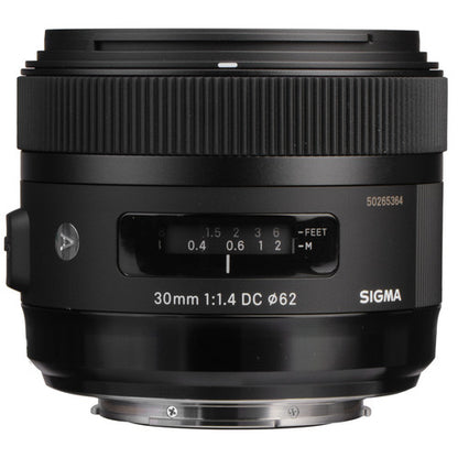 Sigma 30mm f/1.4 DC HSM Art Lens for Sony A - (Black)