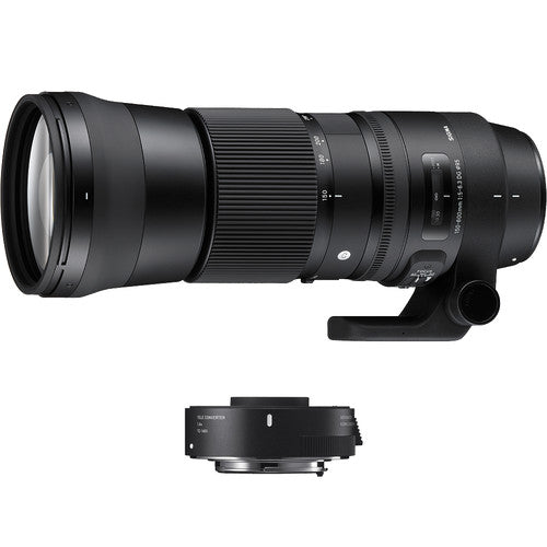 Sigma 150-600mm f/5-6.3 DG OS HSM Contemporary Lens and TC-1401 1.4x Teleconverter Kit for Canon EF