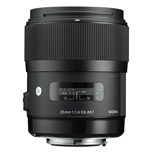 Sigma 340205 35mm F1.4 DG HSM Lens for Sony (Black) A Mount