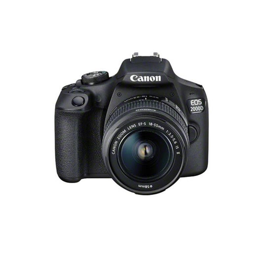 Canon EOS 2000D (T7) EF-S 18-55mm IS II Kit with Canon EF 75-300mm f/4-5.6 III Lens and Basic Lens Accessory Bundle - Includes: 500mm Telephoto Preset Lens, Professional EF T-Mount and MUCH MORE