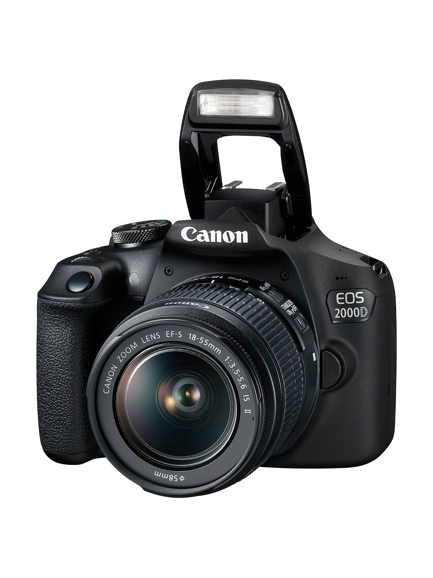Canon EOS 2000D (T7) EF-S 18-55mm IS II Kit with Canon EF 75-300mm f/4-5.6 III Lens and Basic Lens Accessory Bundle - Includes: 500mm Telephoto Preset Lens, Professional EF T-Mount and MUCH MORE
