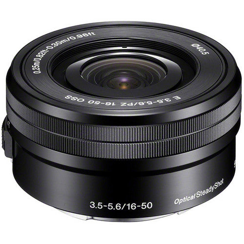 Sony E PZ 16-50mm f/3.5-5.6 OSS Lens (Black) - Frustration Free Packaging