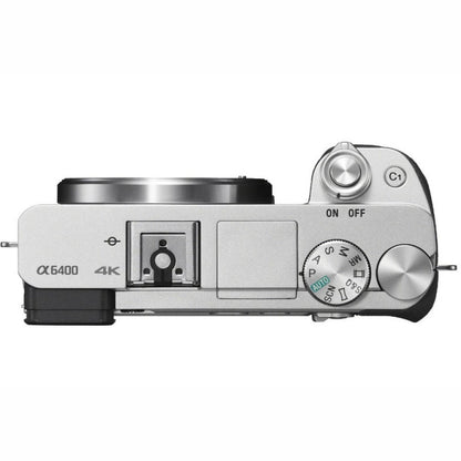 Sony Alpha a6400 Mirrorless Digital Camera with 16-50mm Lens (Silver)