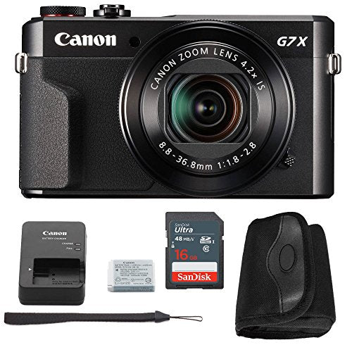 Canon G7 X Mark II Digital Camera +Starter Accessory Kit