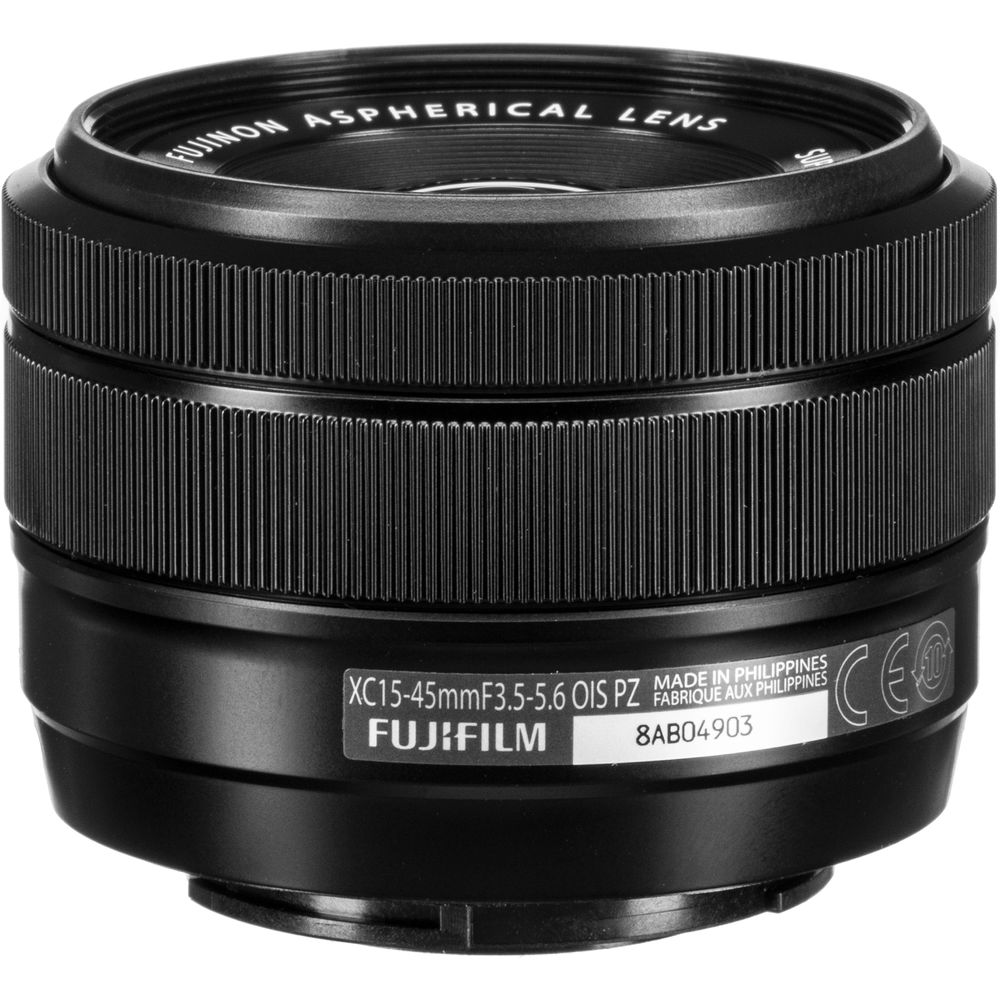 Fujifilm XC 15-45mm f/3.5-5.6 OIS PZ Lens (Black) - Frustration Free Packaging