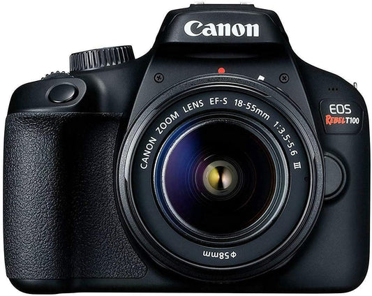 Canon EOS Rebel T100 DSLR Camera with 18-55mm f/3.5-5.6 DC III Lens Kit