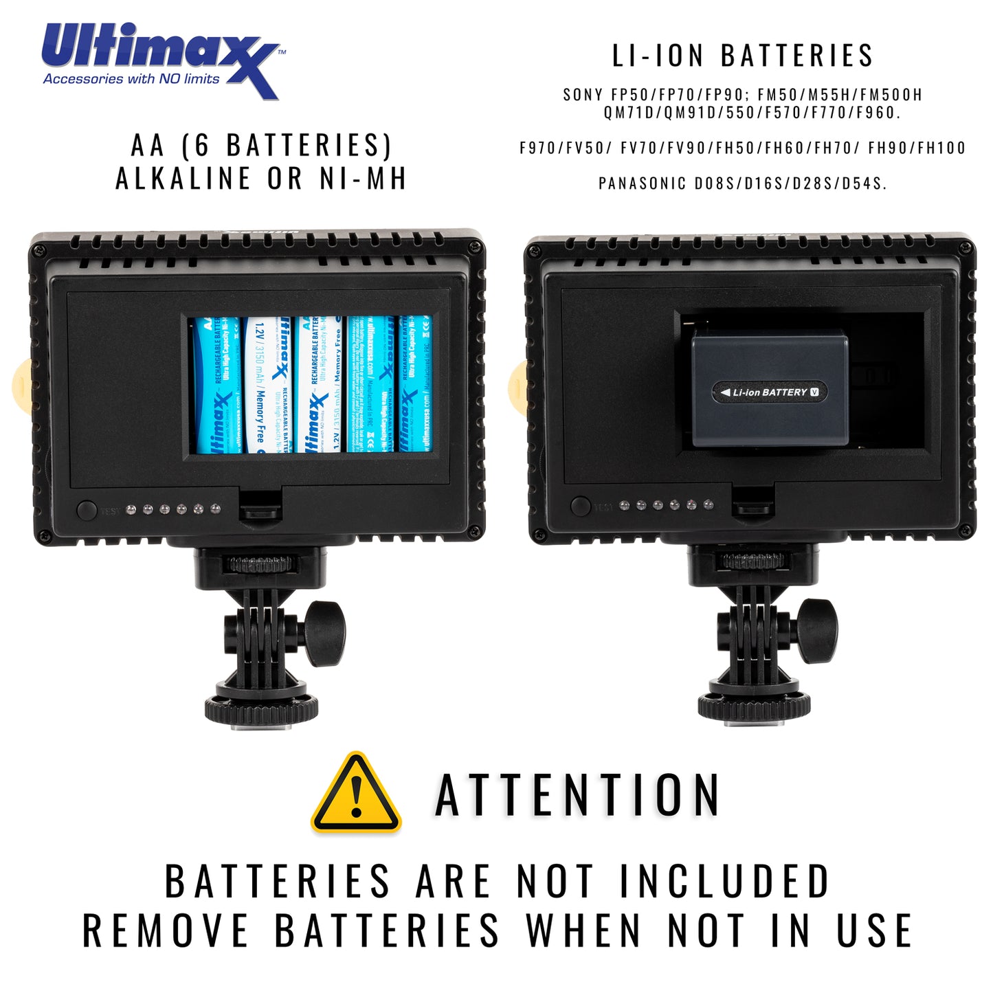 ULTIMAXX Professional 160 LED Video Light