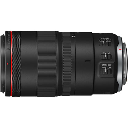Canon RF 100mm f/2.8L Macro IS USM Lens with Deluxe Accessory Bundle: Variable Neutral Density Filter (ND2-ND400), 3PC UV Filter Kit, Wide-Angle Lens Filter with Detachable Macro & Much More