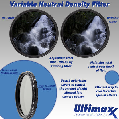 FUJIFILM XF 50mm f/1.0 R WR Lens with Starter Accessory Bundle: Water Resistant Lens Pouch, Variable Neutral Density Filter (ND2-ND400), Multi-Coated CPL Filter & More