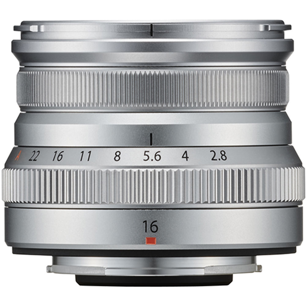 FUJIFILM XF 16mm f/2.8 R WR Lens (Silver) with Advanced Accessory Bundle: Water-Resistant Lens Pouch, 3PC Multi-Coated UV Filter Kit (UV, CPL, FLD), 6PC Gradual Color Filter Kit & Much More