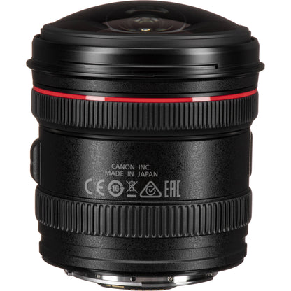Canon EF 8-15mm f/4L Fisheye USM Lens with Starter Accessory Bundle: Universal Lens Cap Keeper, Dual - Ended Lens Cleaning Pen, Dust Blower & More (13pc Bundle)