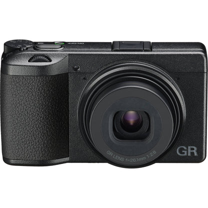 Ricoh GR IIIx Digital Camera with Essential Accessory Bundle: SanDisk 64GB Extreme SDXC, Extended Life Replacement Battery with Rapid Travel Charger & More (16pc Bundle)