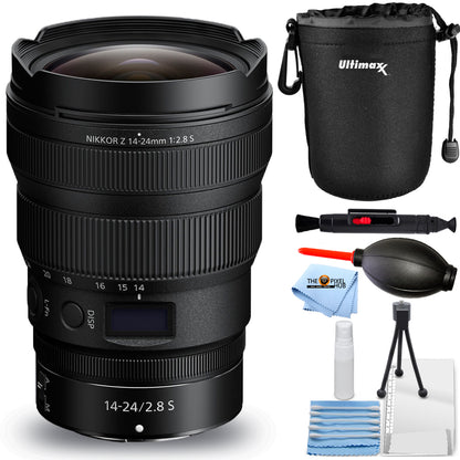 Nikon NIKKOR Z 14-24mm f/2.8 S Lens Basic Bundle