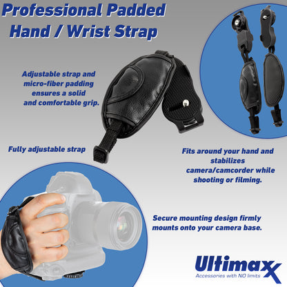 FUJIFILM X-T30 II Mirrorless Camera (Black - Body Only) with Advanced Accessory Bundle: SanDisk 64GB Ultra SDXC, Spare Battery, 48” Monopod & Much More (22pc Bundle)