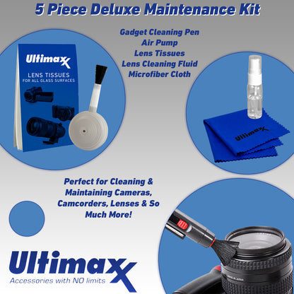 FUJIFILM X-T30 II Mirrorless Camera (Black - Body Only) with Advanced Accessory Bundle: SanDisk 64GB Ultra SDXC, Spare Battery, 48” Monopod & Much More (22pc Bundle)
