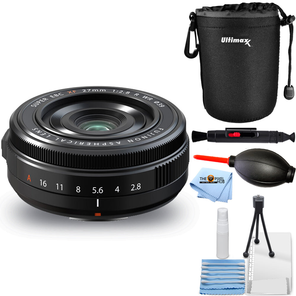 FUJIFILM XF 27mm f/2.8 R WR Lens Bundle