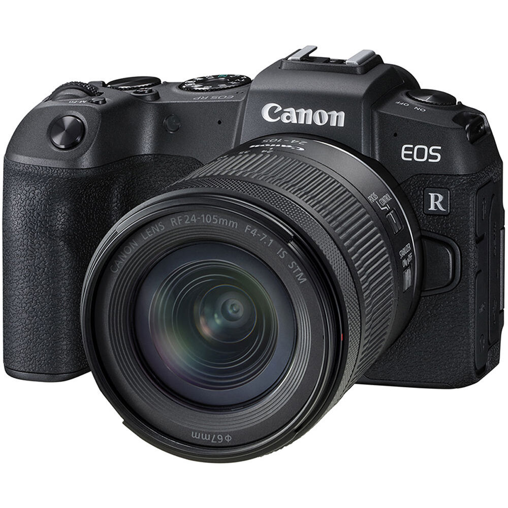 Canon EOS RP Mirrorless Digital Camera with RF 24-105mm f/4-7.1 IS STM Lens + Advanced Accessory Bundle: SanDisk 128GB Extreme Pro SDXC, Dedicated TTL Flash w/ LCD & Much More (26pc Bundle)