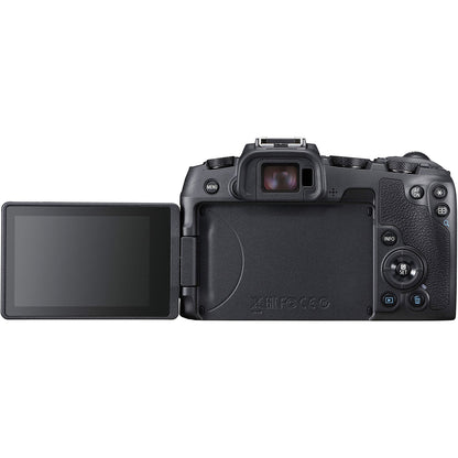 Canon EOS RP Mirrorless Digital Camera with RF 24-105mm f/4-7.1 IS STM Lens + Advanced Accessory Bundle: SanDisk 128GB Extreme Pro SDXC, Dedicated TTL Flash w/ LCD & Much More (26pc Bundle)