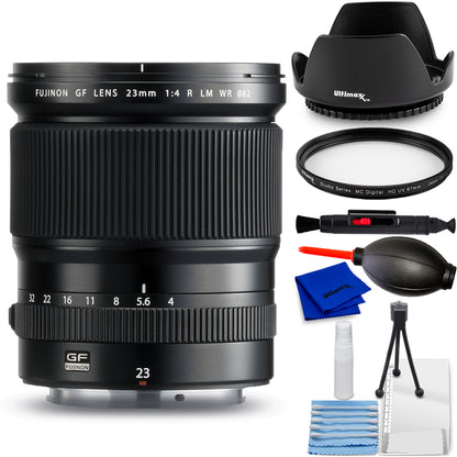 FUJIFILM GF 23mm f/4 R LM WR Lens Bundle