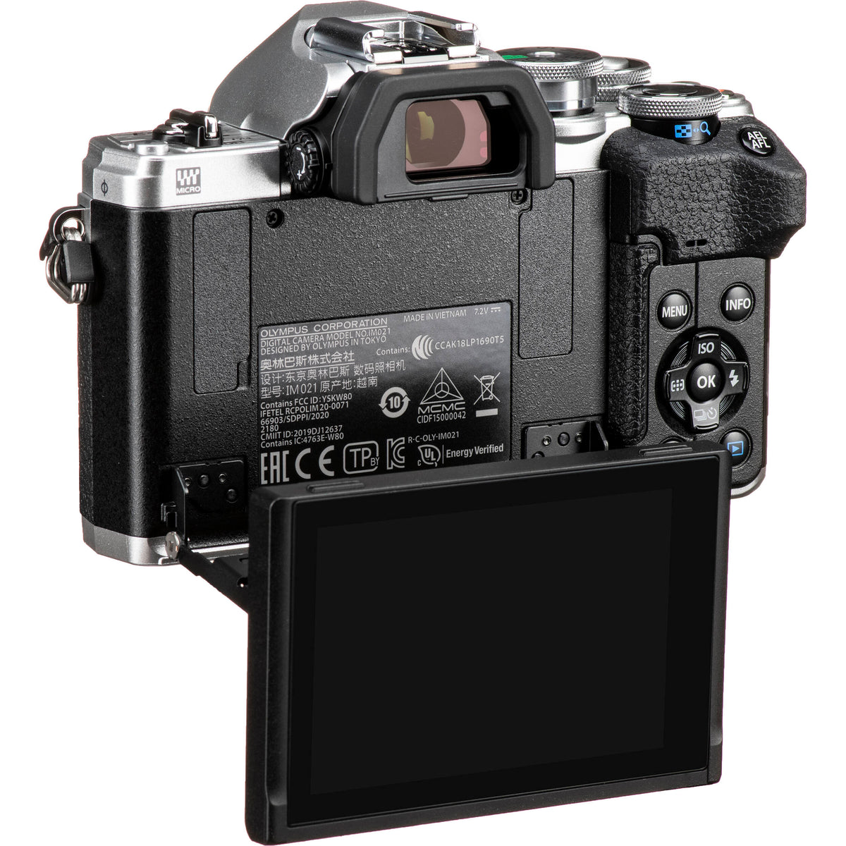 Olympus OM-D E-M10 Mark IV Mirrorless Camera with 14-42mm EZ Lens (Silver) Advanced Bundle- Includes SanDisk 64GB Ultra SDXC, LED Light Kit & Much More (32pc Bundle)