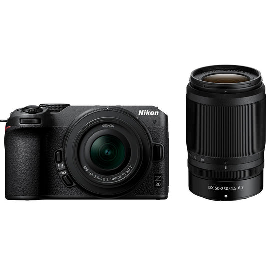 Nikon Z30 Mirrorless Camera w/ 16-50mm & 50-250mm Lenses
