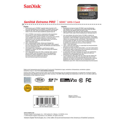 SanDisk 128GB Extreme PRO 200MB/s
