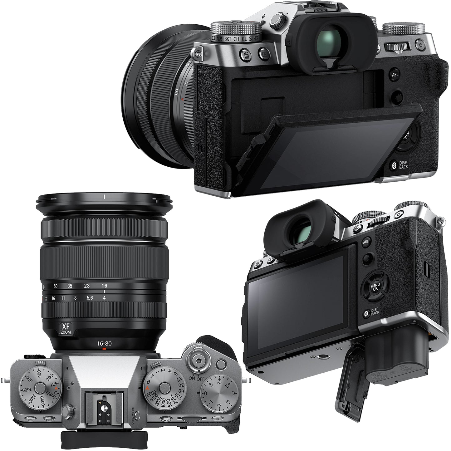 Ultimaxx Essential FUJIFILM X-T5 with 16-80mm Lens (Silver) Bundle - Includes: 32GB Extreme Pro Memory Card, Replacement Battery, Protective UV Filter & More (24pc Bundle)