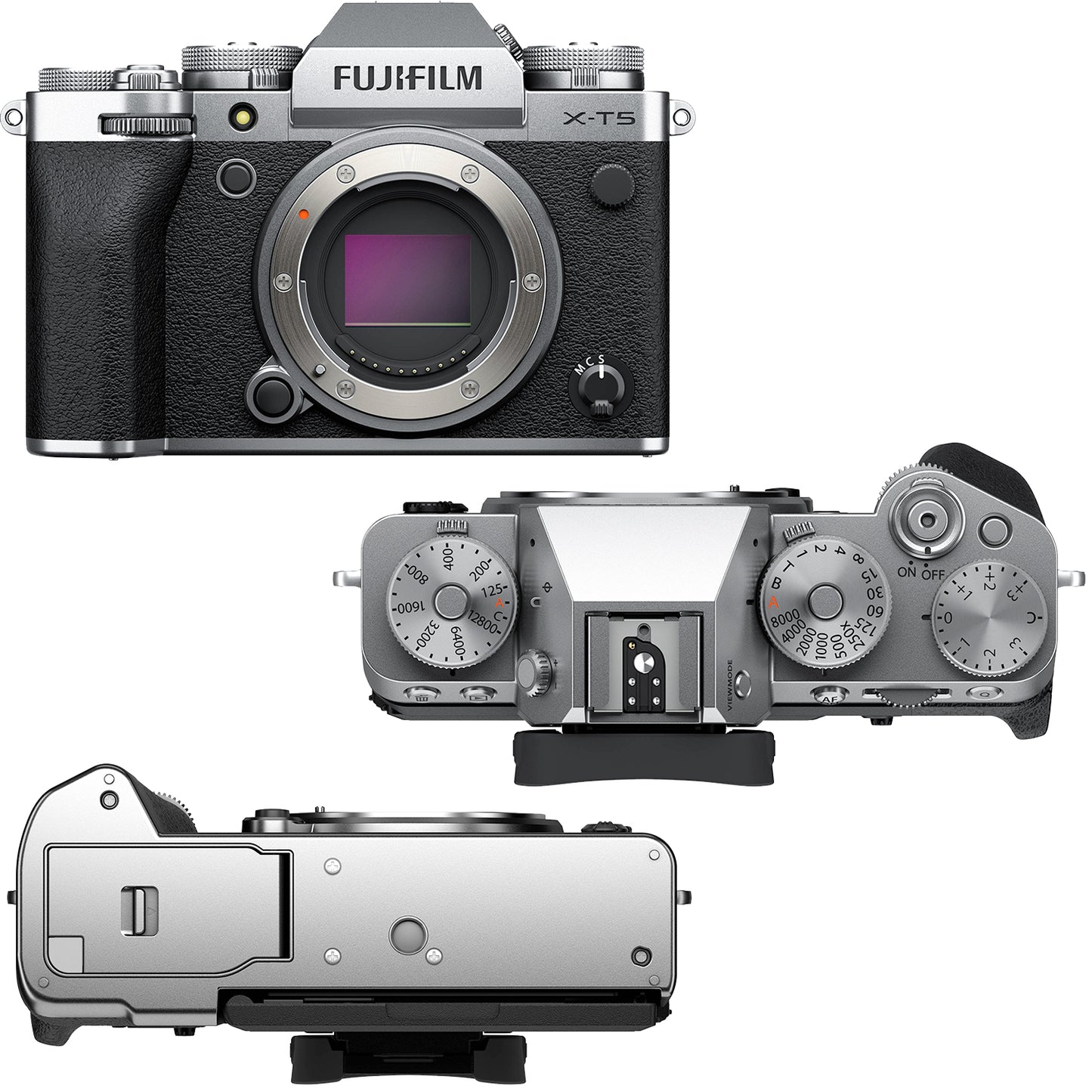 FUJIFILM X-T5 (Silver, Body Only) Essential  Bundle - Includes: 32GB Extreme Pro Memory Card, Water-Resistant Gadget Bag, Replacement Battery & More (20pc Bundle)