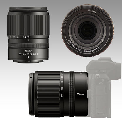 Nikon 18-140mm f/3.5-6.3 VR Lens Bundle - Includes: Water-Resistant Lens Pouch, Protective 3 Piece Filter Kit, Tulip Lens Hood & More
