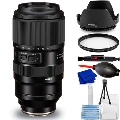 Tamron 50-400mm f/4.5-6.3 Di III VC VXD Lens for Sony E Starter Bundle