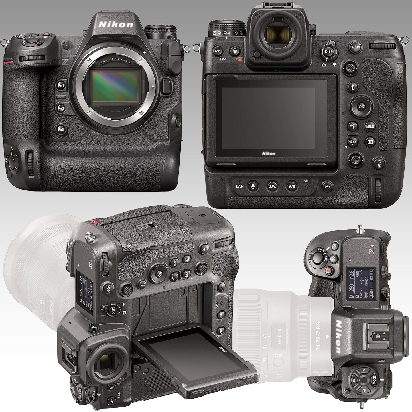 Nikon Z9 Camera Pro Bundle - Includes: Pro-4 Deluxe Gadget Backpack, Dedicated TTL Flash with LCD, Professional Deluxe 72” Video Tripod & More (26pc Bundle)