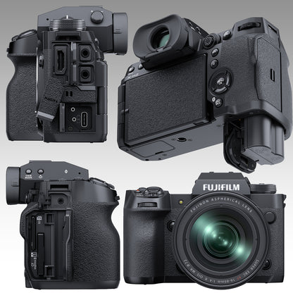 FUJIFILM X-H2 Camera with XF 16-80mm f/4 Lens Bundle - Includes: 128GB Extreme Memory Card, 4PC Close-Up Filter Kit, Lightweight Tripod & Much More (32pc Bundle)