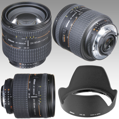 Ultimaxx Advanced Nikon AF 24-85mm f/2.8-4D IF Lens Bundle - Includes: Water-Resistant Lens Pouch, 2.2x Telephoto Zoom Lens Attachment, Protective UV Filter & More (16pc Bundle)