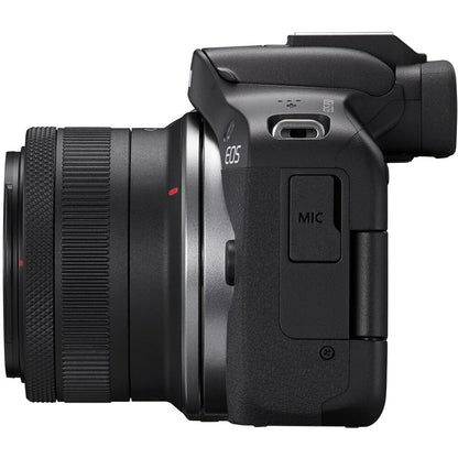 Canon EOS R50 Mirrorless Camera w/ 18-45mm and 55-210mm Lenses (Black)