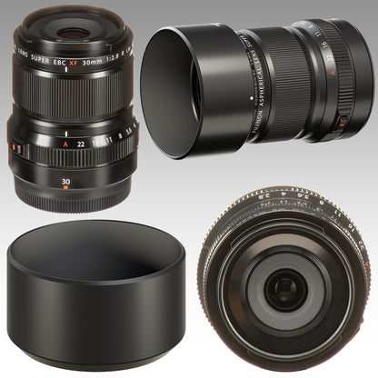Ultimaxx Essential FUJIFILM XF 30mm f/2.8 R LM WR Macro Lens Bundle - Includes: 0.43x Wide-Angle Lens Attachment, Protective UV Filter & More (17pc Bundle)
