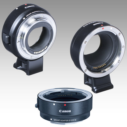 Ultimaxx Advanced Canon EF-M Lens Adapter Bundle (EF/EF-S Lenses) - Includes: Lightweight 72” Monopod, Universal Lens Cap Keeper & More (10pc Bundle)