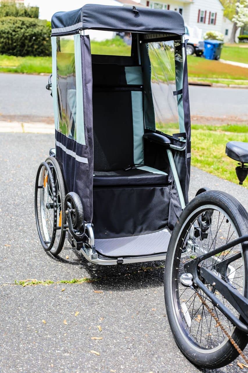 Pedicruiser - 3 in 1 Bike Trailer: Adult Trailer + Stroller + Wheelchair