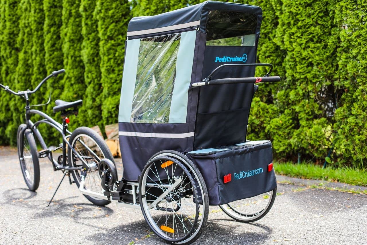 Pedicruiser - 3 in 1 Bike Trailer: Adult Trailer + Stroller + Wheelchair