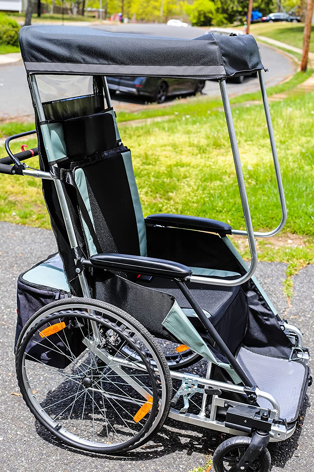 Pedicruiser - 3 in 1 Bike Trailer: Adult Trailer + Stroller + Wheelchair