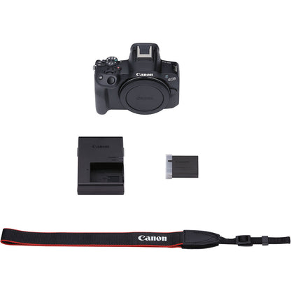 Canon EOS R50 Mirrorless Camera (Body, Black)