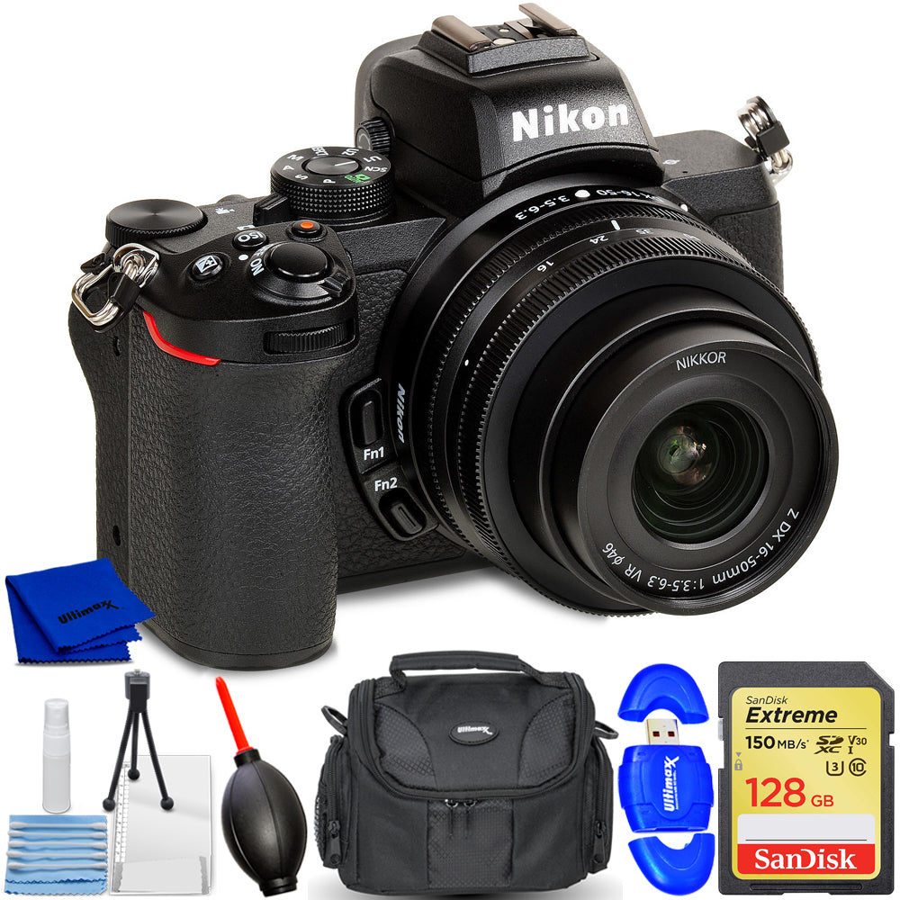 Nikon Z 50 Mirrorless Digital Camera with 16-50mm Lens Bundle