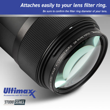 Ultimaxx Essential Nikon NIKKOR Z 85mm f/1.2 S Lens Bundle - Includes: 4PC Macro Close-Up Filter Kit (+1, +2, +4, +10 Diopter), Protective UV Filter & More (14pc Bundle)