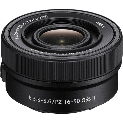 Sony E PZ 16-50mm f/3.5-5.6 OSS II Lens (Black) (White Box)